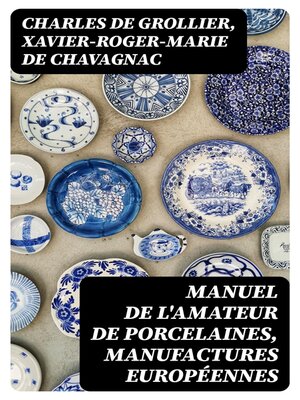 cover image of Manuel de l'amateur de porcelaines, manufactures européennes